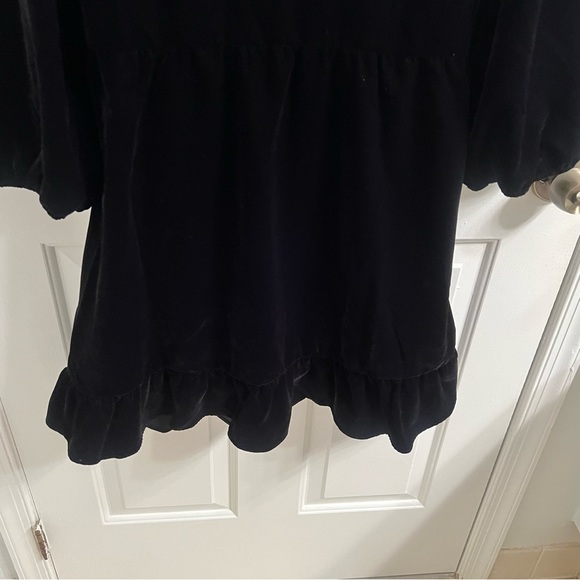 ! NEW! Black Velvet Dress - Picture 8 of 8